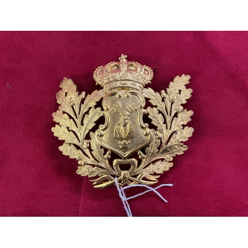 179 - A Swedish Cavalry Officer's helmet plate