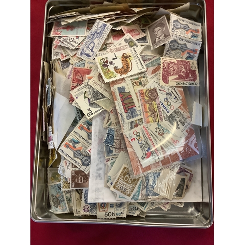 151 - A large quantity of unsorted Czechoslovakia stamps approx 1000