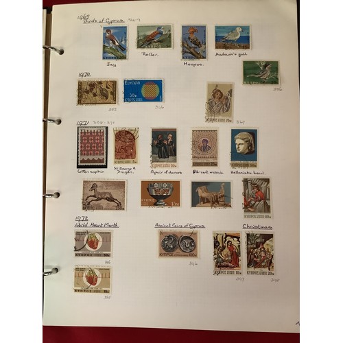 155 - An album housing a quantity of Cyprus/Turkish mint and used stamps  early to modern examples