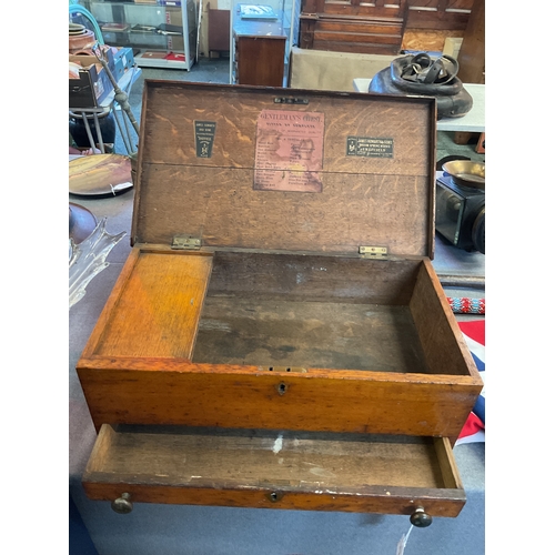 388 - A vintage oak gentleman's chest by James Howarth & Sons