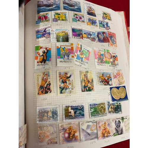 131 - An album housing a selection of Australia used stamps