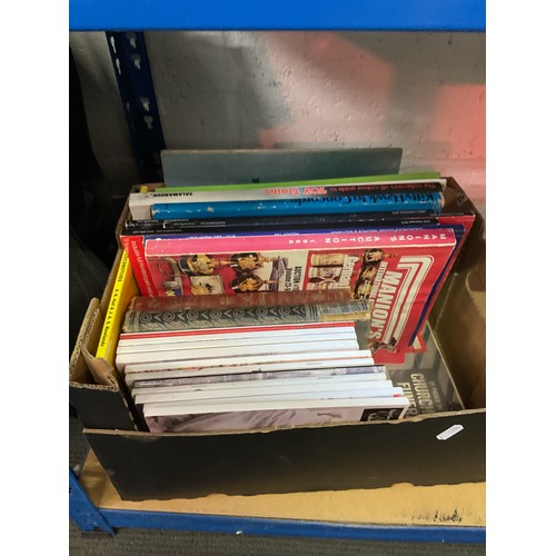 415 - A box of assorted military books and magazines to include auction catalogues, Lockdales coins, medal... 