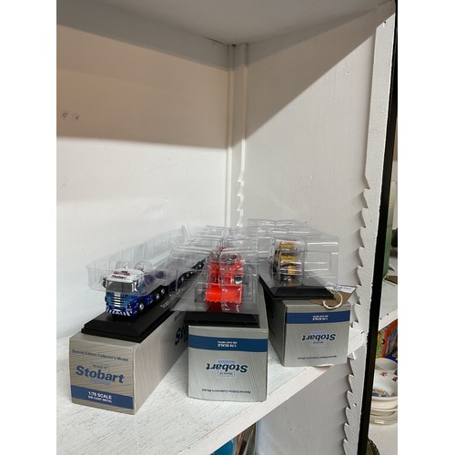 440 - Three boxed as new Special Edition Eddie Stobart vehicles to include 'Mercedes Unimog W061', 'Doosan... 