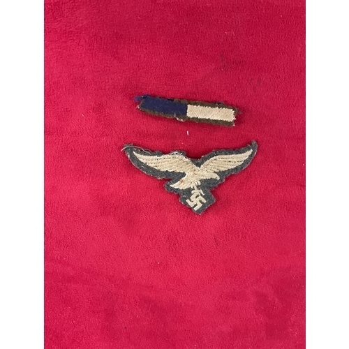 167 - A WWII Luftwaffe M43 cap eagle insignia