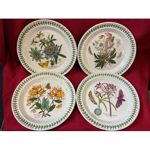 61 - A set of eight Portmeirion 'Botanical Garden' dinner plates, eight side plates and eight tea plates