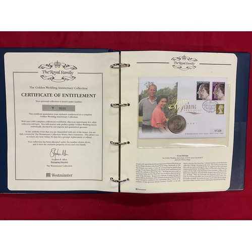 176 - The Royal Family stamp and coin album