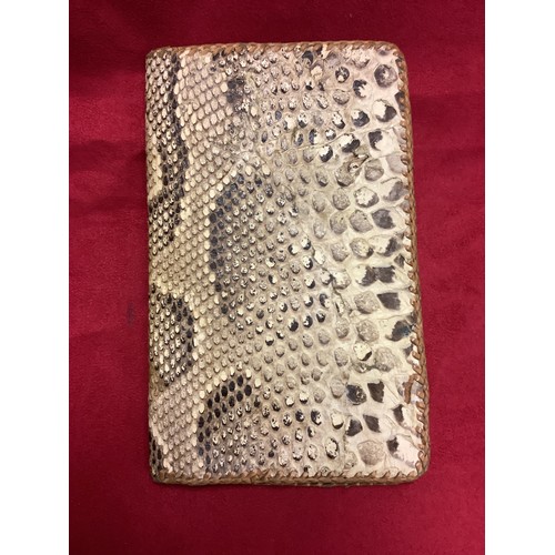 215 - A Mexican snakeskin wallet