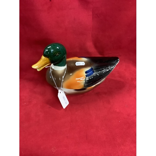 8 - A vintage Michel Caugant duck tureen