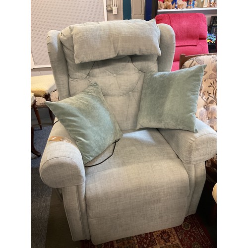 358 - A good quality reclining and raising electric chair from Willowbrook Mobility