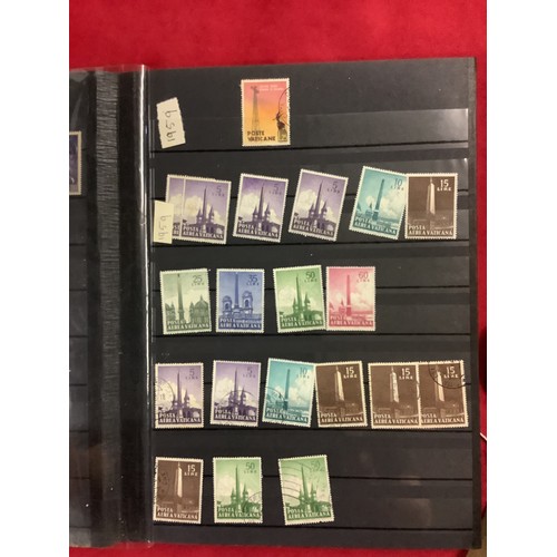 349 - An album housing a selection of mint and used stamps from the Vatican dated from 1933