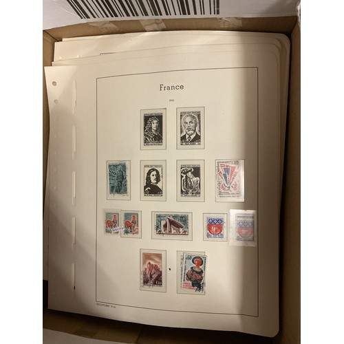 352 - A mixed selection of French used stamps on Lighthouse leaves dated from 1965 to 1982