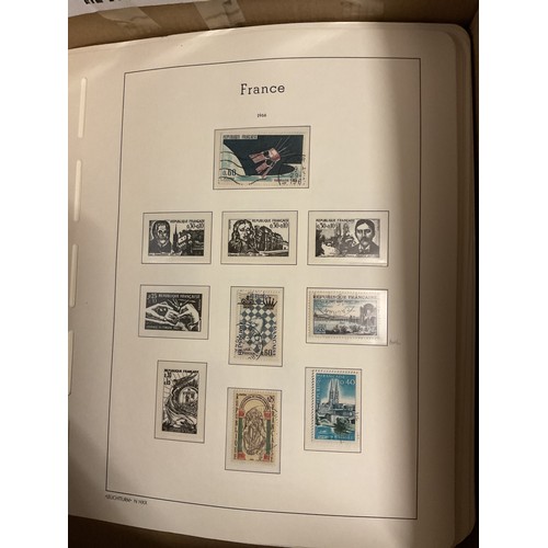 352 - A mixed selection of French used stamps on Lighthouse leaves dated from 1965 to 1982