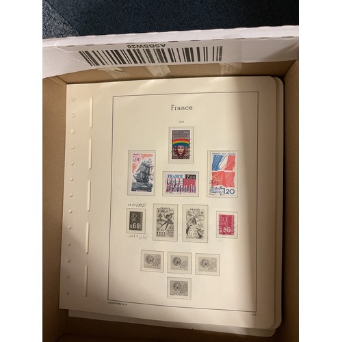 352 - A mixed selection of French used stamps on Lighthouse leaves dated from 1965 to 1982