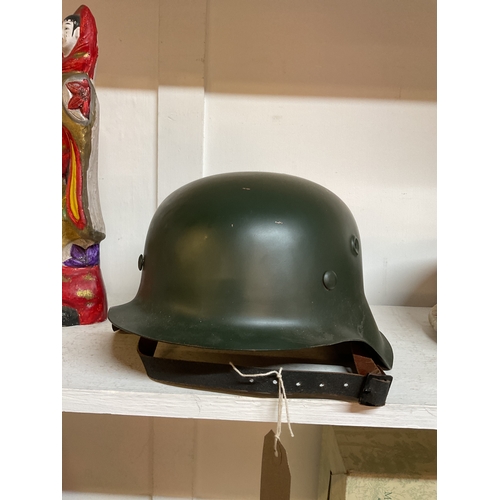 329 - A WWII German re-enactment/film prop helmet