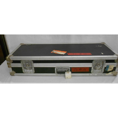 231 - Synthesiser Flight Case Previously Owned by John Lennon with various stickers & reference numbers re... 