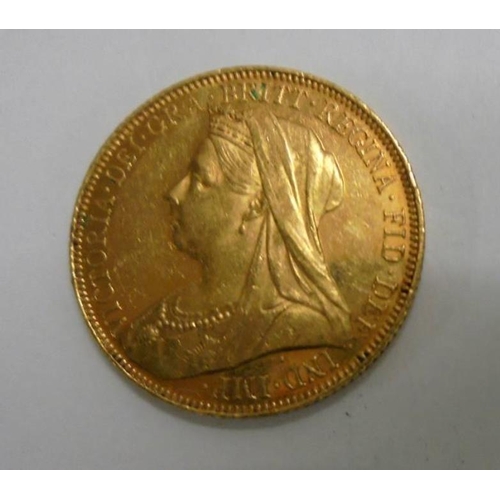 265 - Victorian Jubilee Head 1901 Gold Sovereign