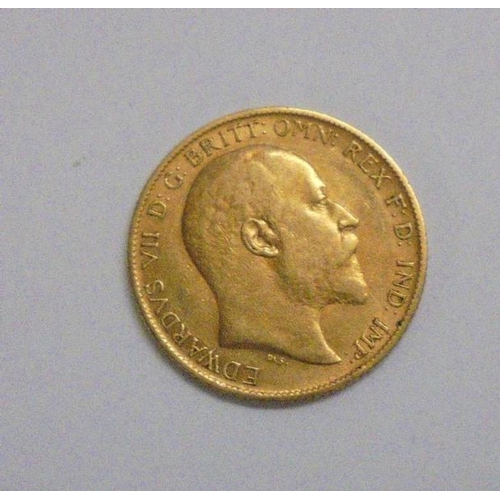 269 - Edward VII Gold Half Sovereign 1905