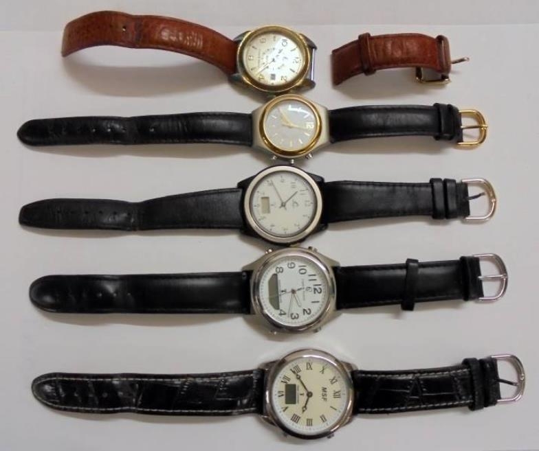 Gents Watches incl. MSF radio controlled Crane Viceroy radio