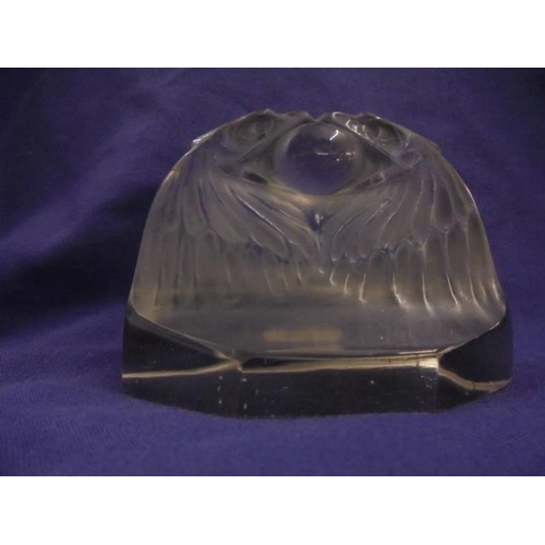 299 - Lalique 'Deux Aigles' (2 Eagles) Paperweight