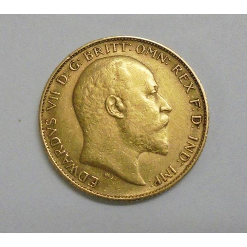 270 - Edward VII Half Sovereign 1905