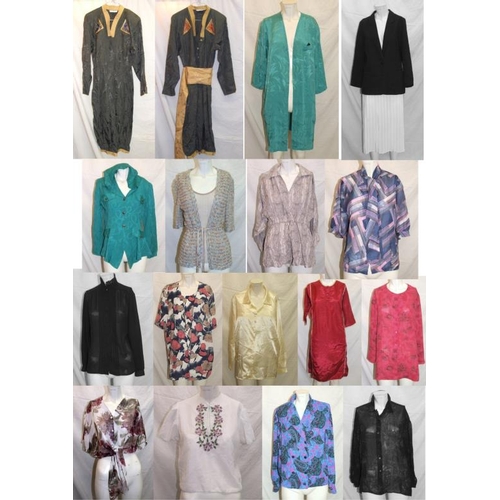 519 - Ladies Vintage Clothing incl. Cachet, Leo Creations, Rizwana, Zero 6, PS Company, Christian Marcus, ... 