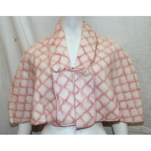 528 - Vintage Clothing incl. Moonraker Mens Vintage Dressing Gown, Toguette Pink Brushed Wool Bed Cape, Pa... 