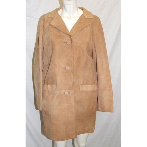 542 - Ladies Clothing incl. 2 Ladies Caramel Suede Jackets labelled Drapers Glastonbury & Good Time size 1... 