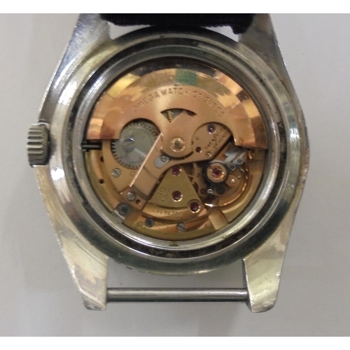 324 - Omega Seamaster 300 Automatic Wristwatch with black dial, painted compass numbers, white sweep secon... 