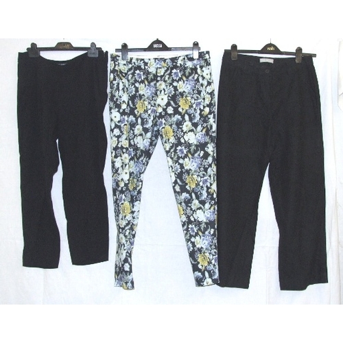 505 - Ladies Trousers Size 14/16: M&S, French Connection, H&M, Linea, Barbara Speed & Whistles (6)