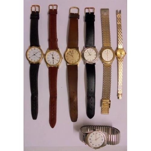 434 - Gents & Ladies Quartz & Modern Watches incl. imitation Rolex, Rotary, Orus etc.