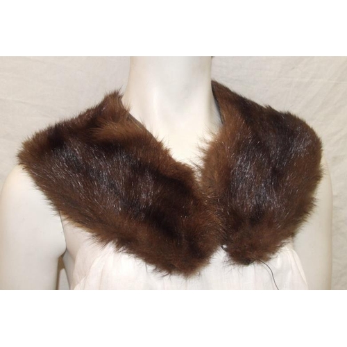 517 - Grey Coney Fur Stole with matching hat, 2 Grey Coney Fur Hats, 1 labelled Gales of Dewsbury, Brown A... 