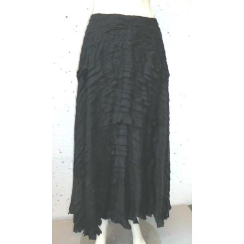 563 - Ladies Black Skirts: Next black leather size 8, DKNY size 10, Master & Margarita size 12, Peter O'Ma... 