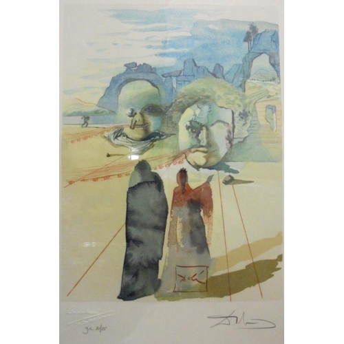 192 - Limited Edition Print Signed Dali No. G.a20/25 'Greed & Lavishness Purgatory 20' 195 to 1964, from T... 