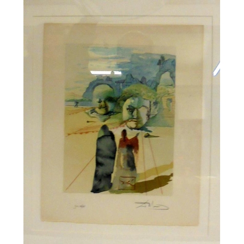 192 - Limited Edition Print Signed Dali No. G.a20/25 'Greed & Lavishness Purgatory 20' 195 to 1964, from T... 