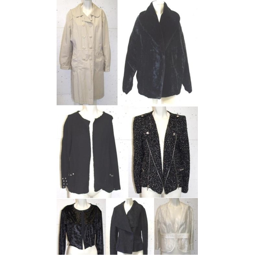 607 - Ladies Coats & Jackets Size 14 incl. Limited Collection, Monsoon, Zara, Betty Barclay, Wallis etc. (... 