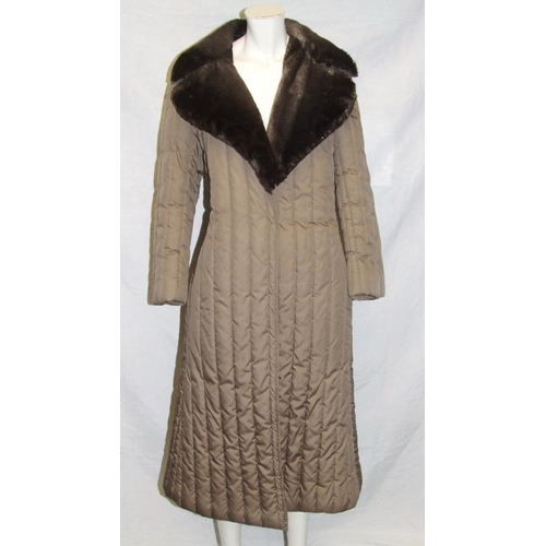 500 - Ladies Vintage Sheepskin Leather Coat labelled Stewart Hunt Sydney, size 10 & Nieman Marcus Viyella ... 