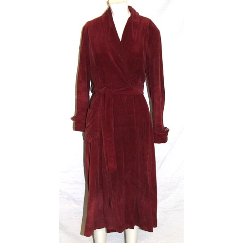 505 - Ladies Vintage Brown Wool Coat, Burgundy Corduroy Coat & School Blazer labelled Schoolwear Ltd St, S... 