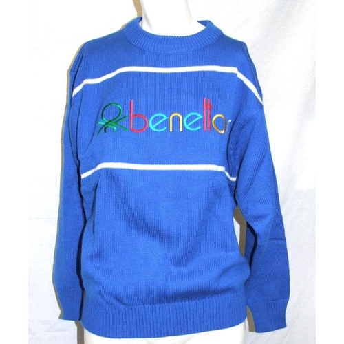 508 - As New Benetton Jumpers: white, yellow, blue, green & purple (5)