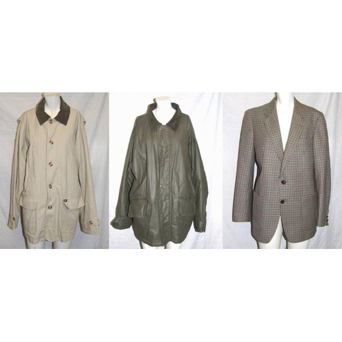 543 - Mens Cotton Traders Beige Cotton Twill Jacket with corduroy trim, size L, Hawkshead Barbour Style Ja... 