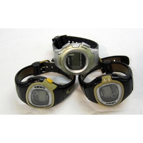 436 - 3 Chrono Digital Alarm Watches (3)