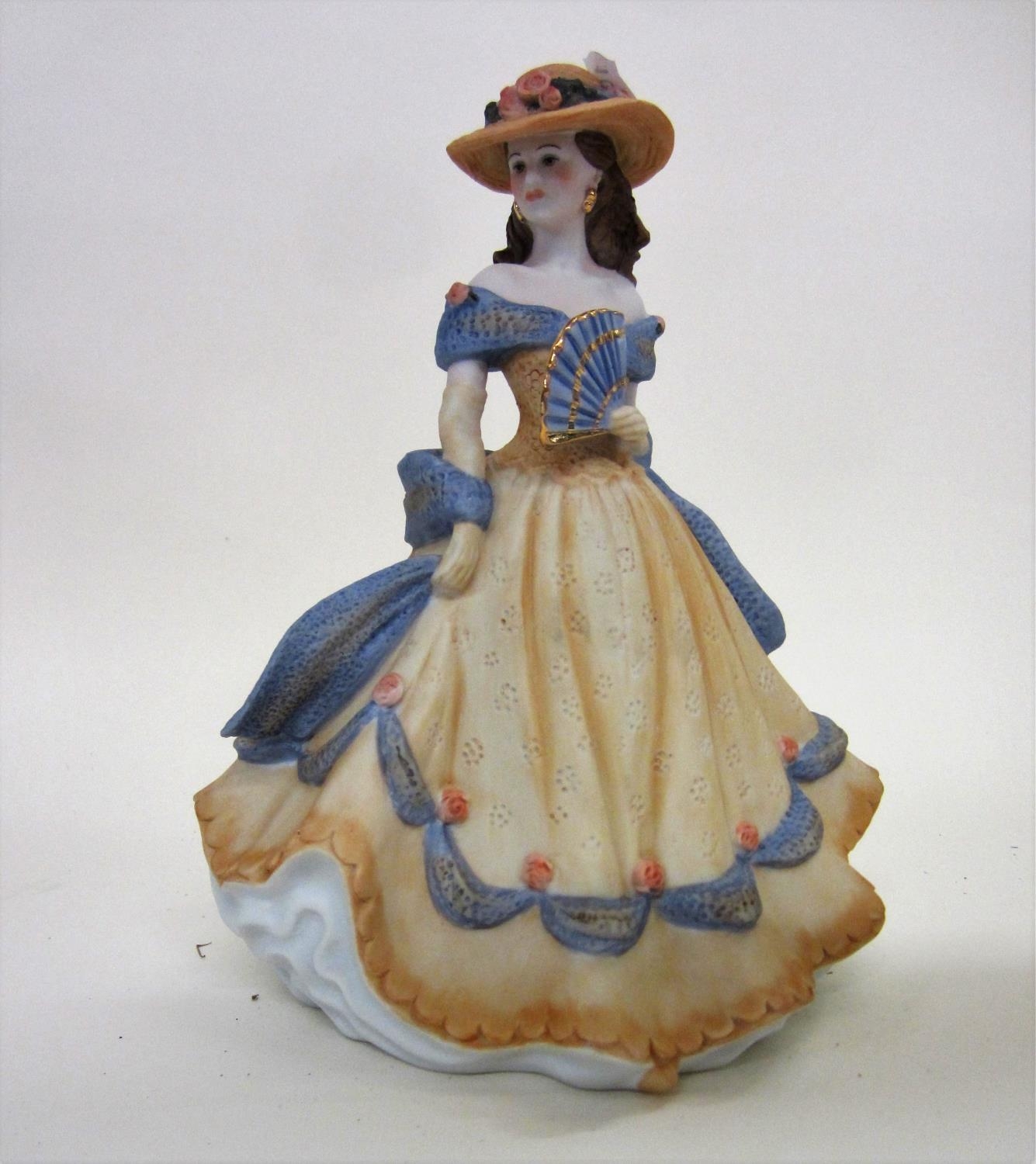 Coalport Figurine Age of Elegance 'Spanish Serenade' 1993, biscuit