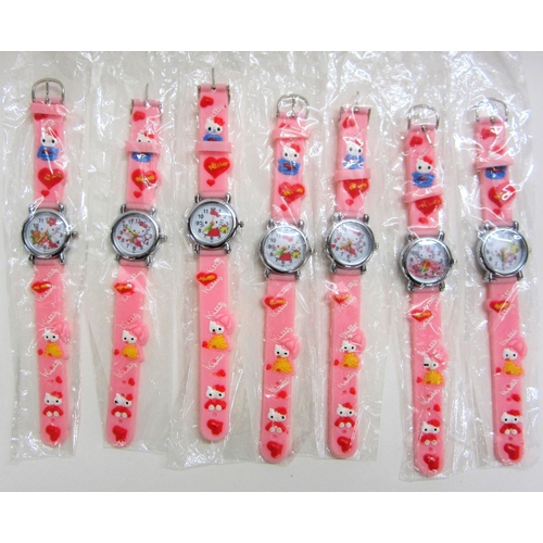 412 - 7 Hello Kitty Watches