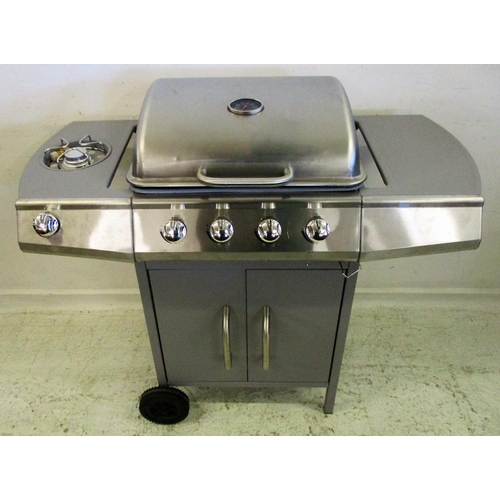 47 - Gas Barbeque with grill & burners as new unused