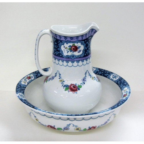 Ceramic Losol Ware Bathurst Keeling & Co. Ltd. Burslem Pitcher & Basin ...