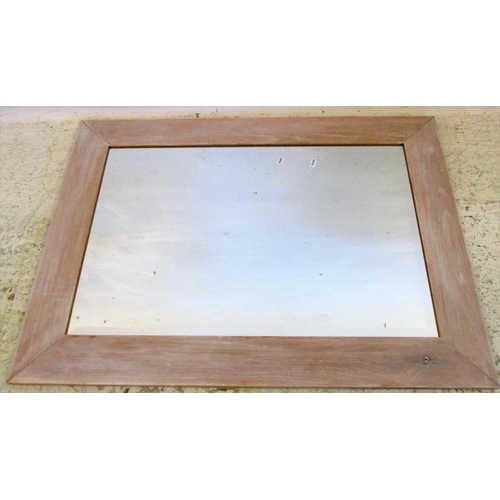 25 - Wooden Framed Wall Mirror