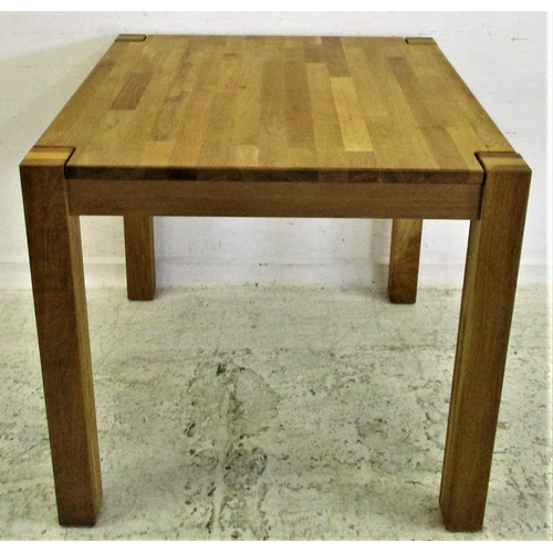 29 - Parquetry Style Side Table on square section supports