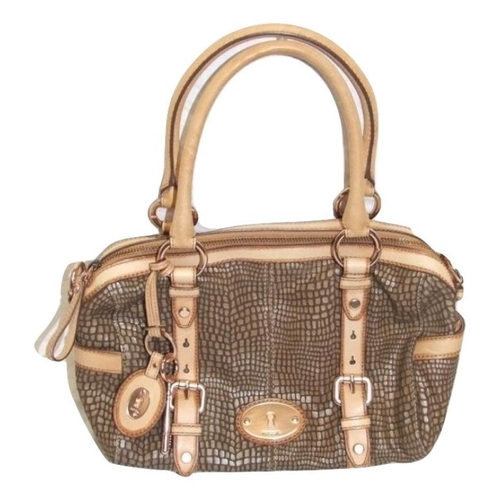 420 - As New Fossil Maddox Embossed Satchel Handbag