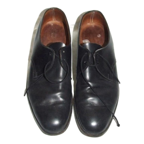 442 - Pair K Gold Label Mens Vintage Black Leather Shoes with leather soles, approx. size 8 & 2 Pairs As N... 