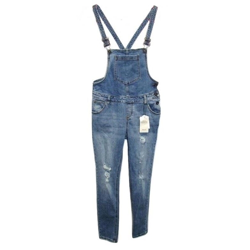 509 - Pair As New Denim & Co. Dungarees size 12 with tags