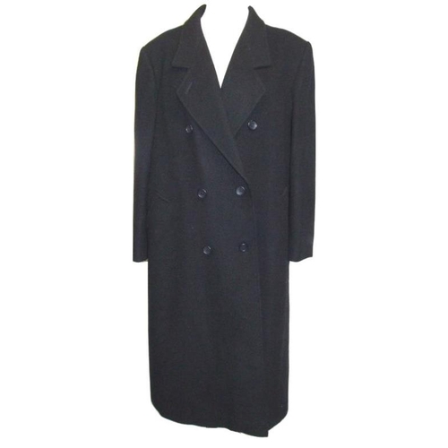 515 - Ladies Windsmoor Black Wool Coat, size 18